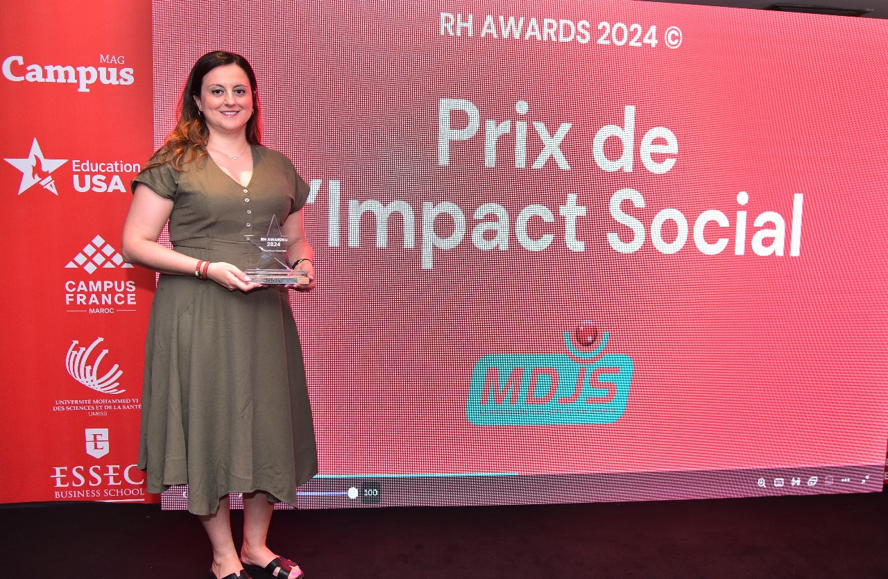 La MDJS remporte le Prix de l'Impact Social aux RH AWARDS 2024©️ organisés par Campus Mag