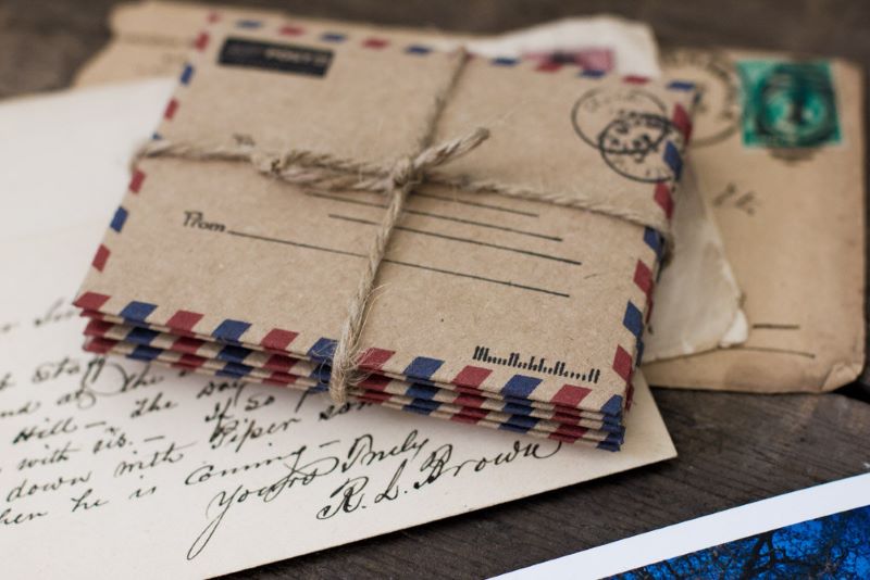 correspondances lettres رسائل. تراسل