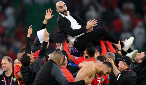 وليد الركراكي. المنتحب المغربي. الكرة