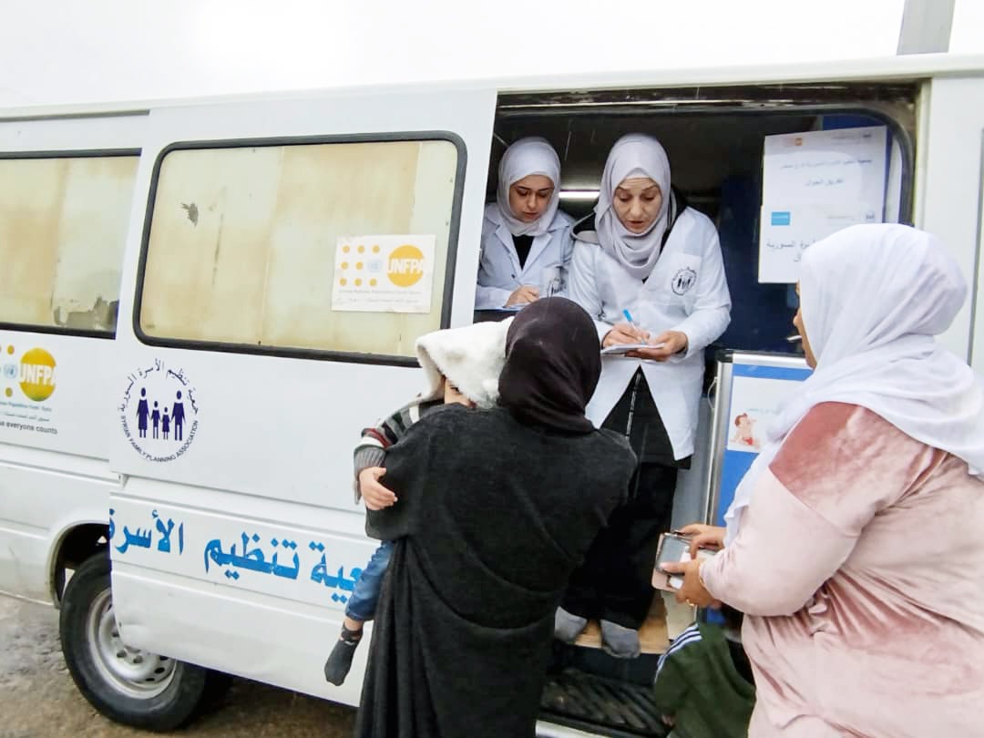 UNFPA صندوق الأمم المتحدة للسكان حرب الشرق الأوسط العنف القائم على النوع الاجتماعي النساء الفتيات