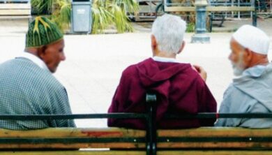 الشيخوخة. دور الرعاية. الهرم السكاني